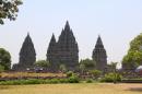 Prambanan Temple is the largest Hindu temple in Indonesia,  constructed around 900AD it is still being rebuilt.  There are 10
